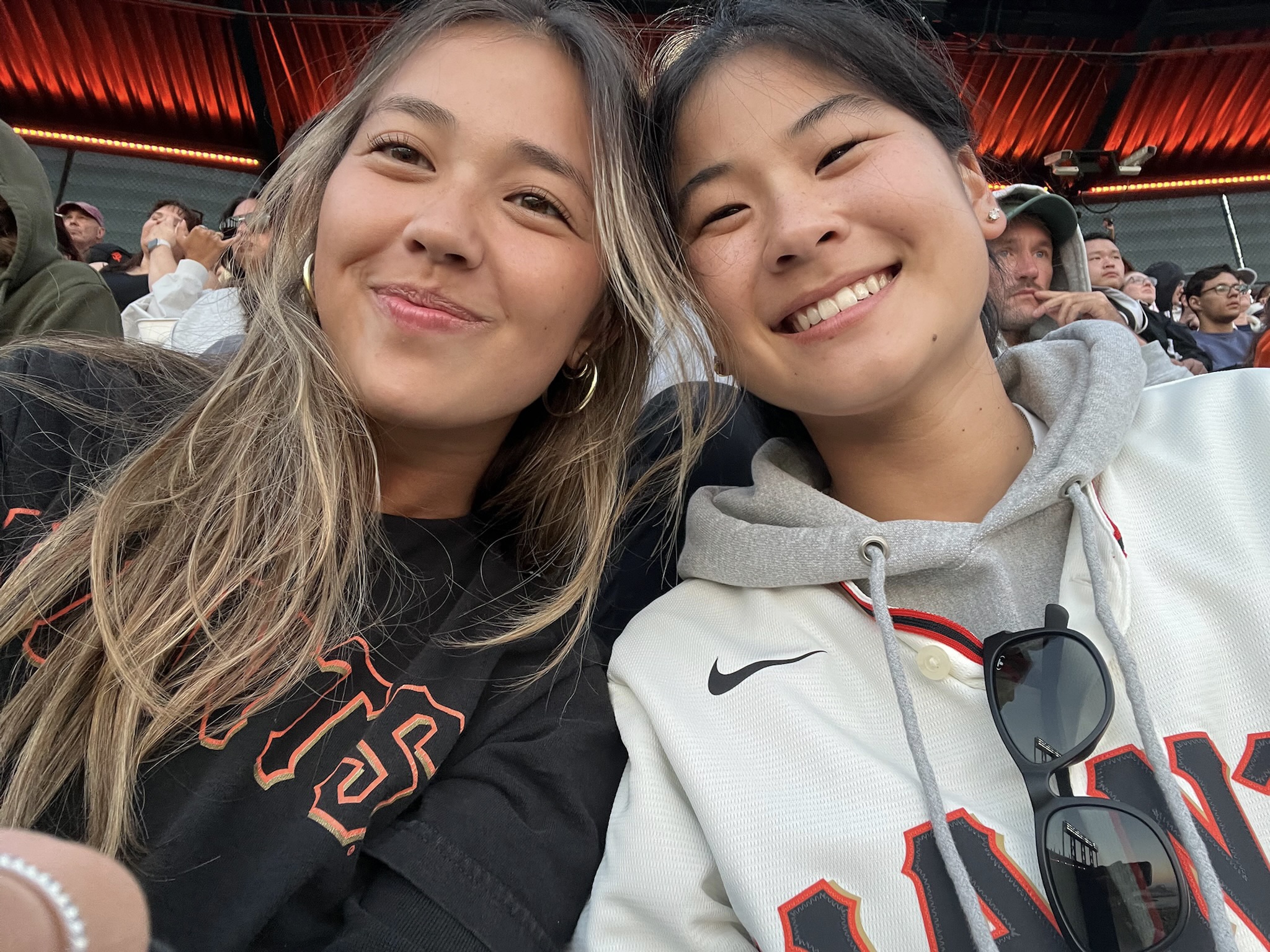 SF Giants game with Gracie