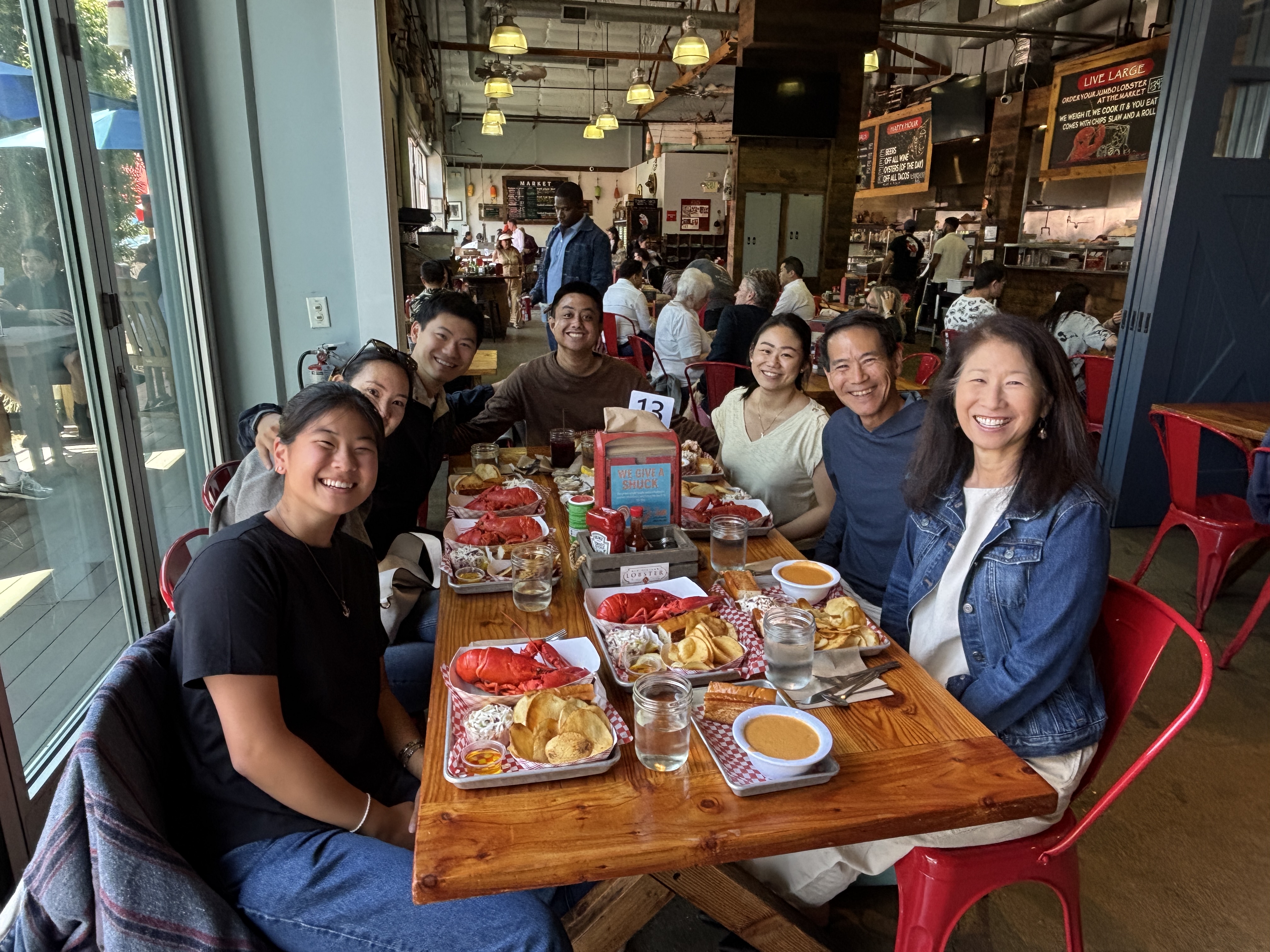 Celebrating birthdays at The Lobster Eatery