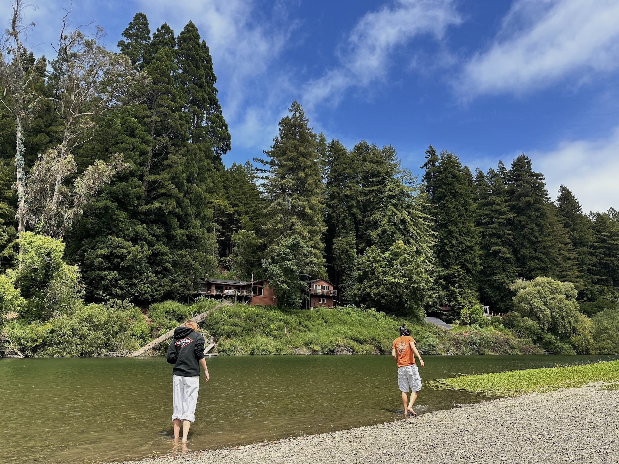 Russian River trip with Chloe and June