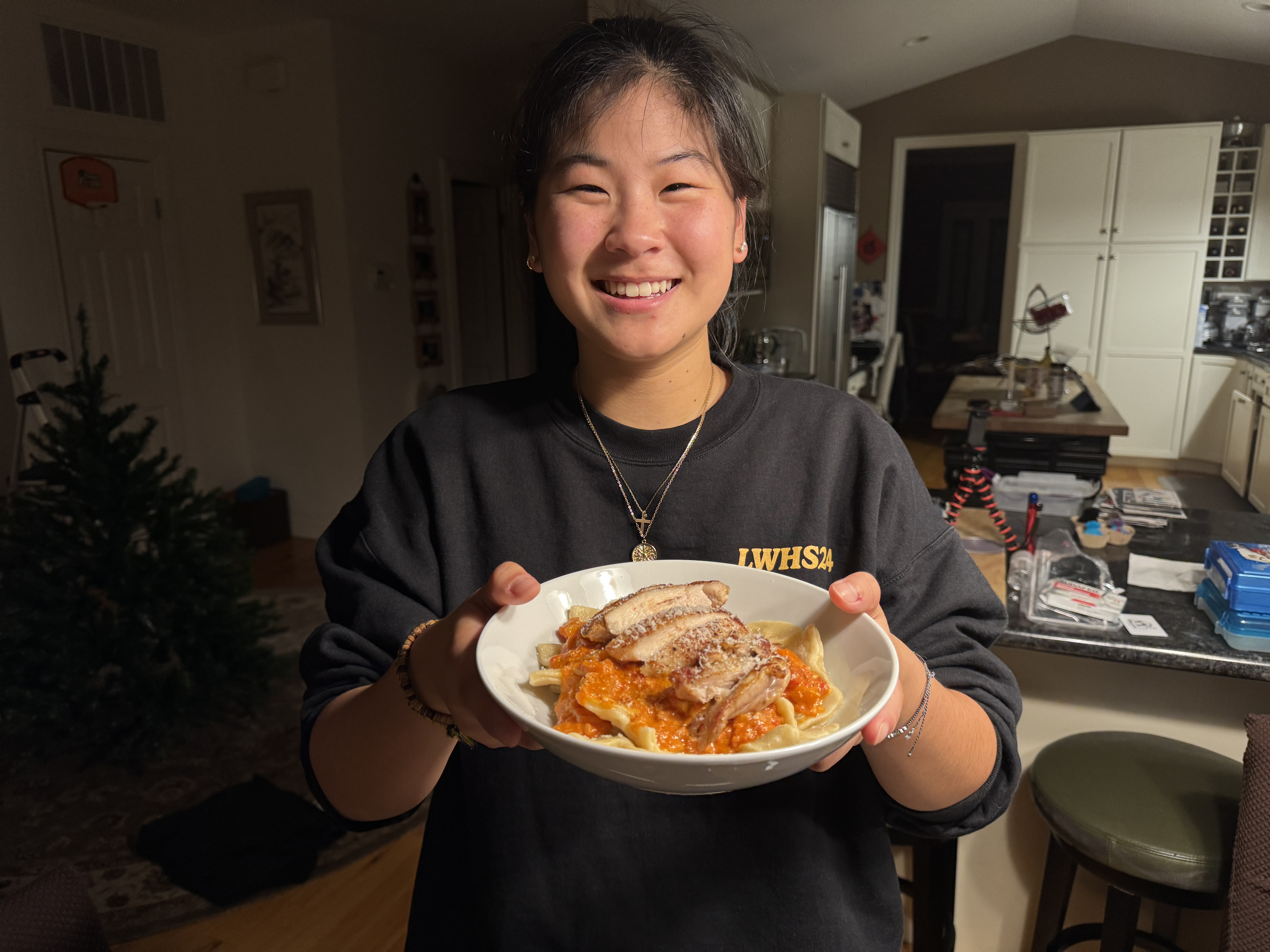 Emmie's homemade vodka sauce fresh pasta
