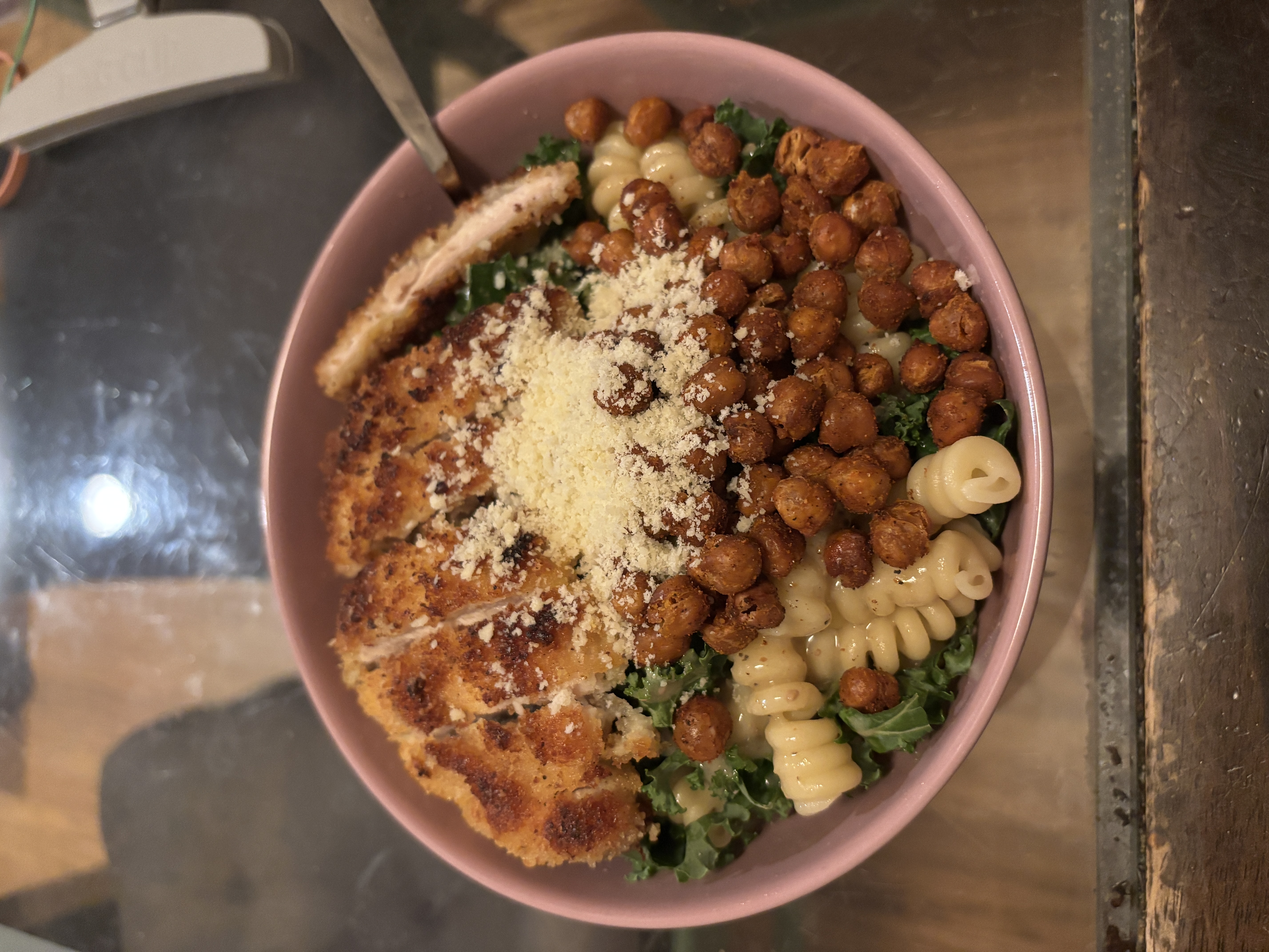 chicken caesar pasta salad