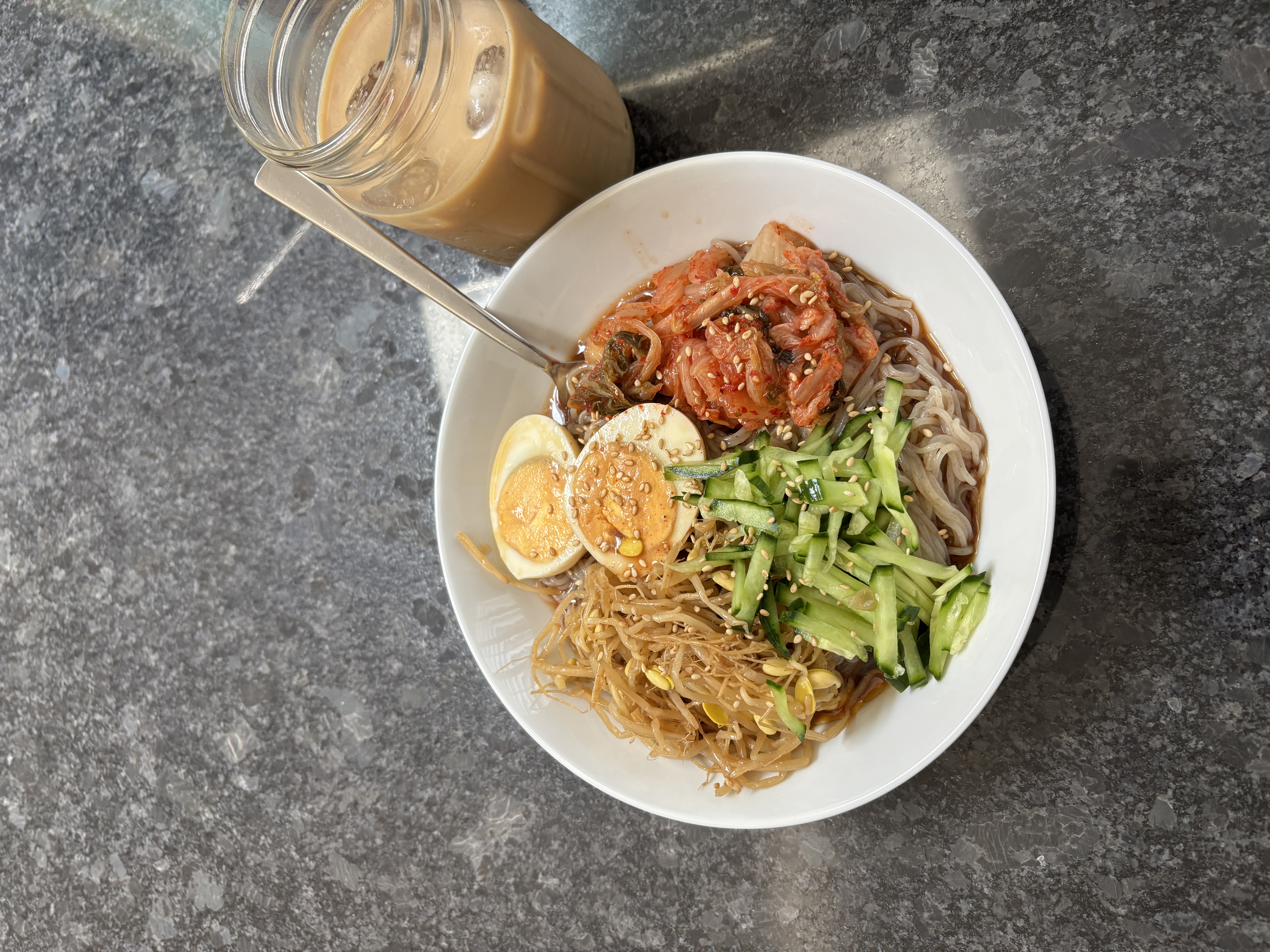 korean cold buckwheat noodles (naengmyeon)