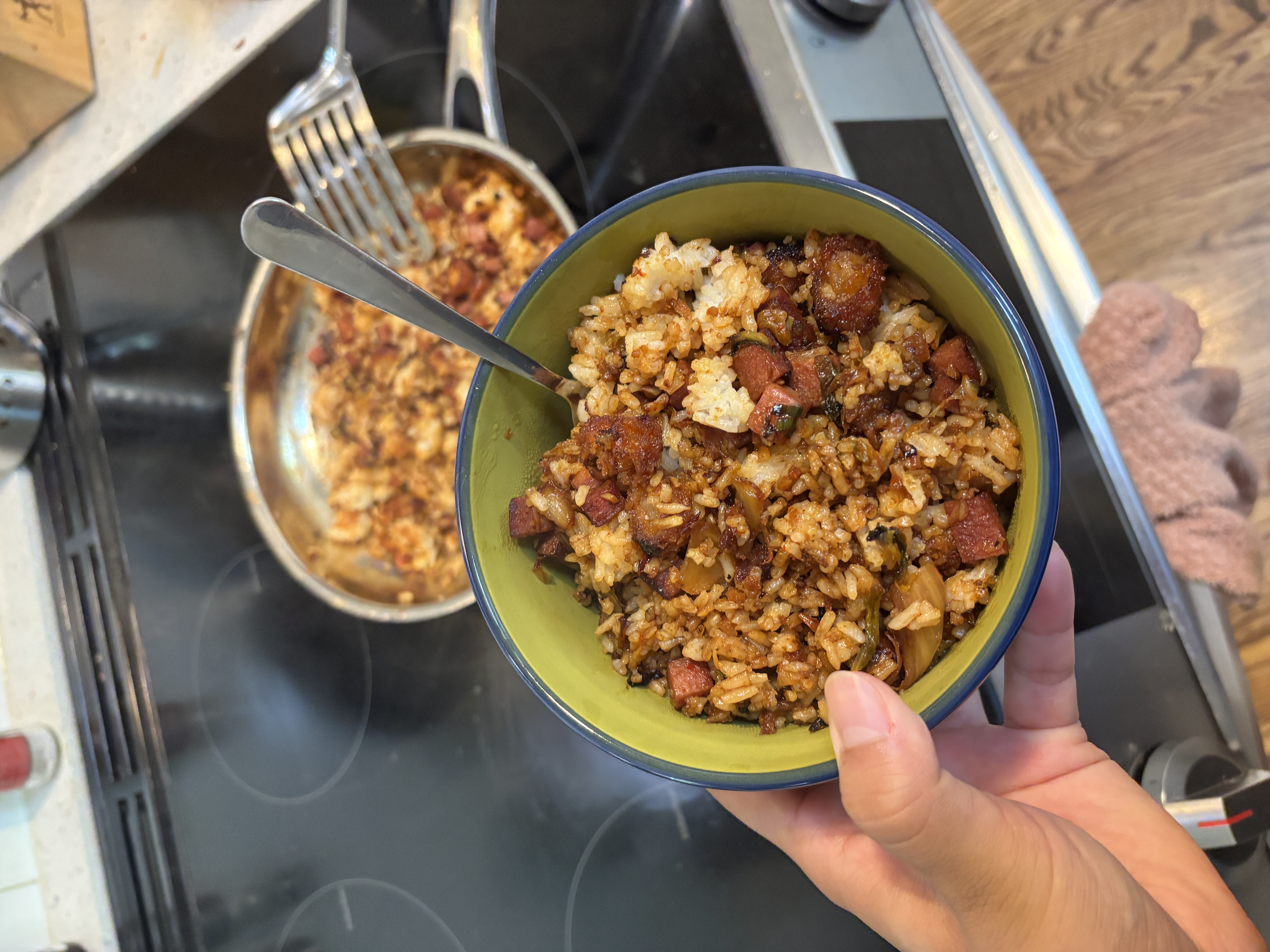 classic spam & egg fried rice