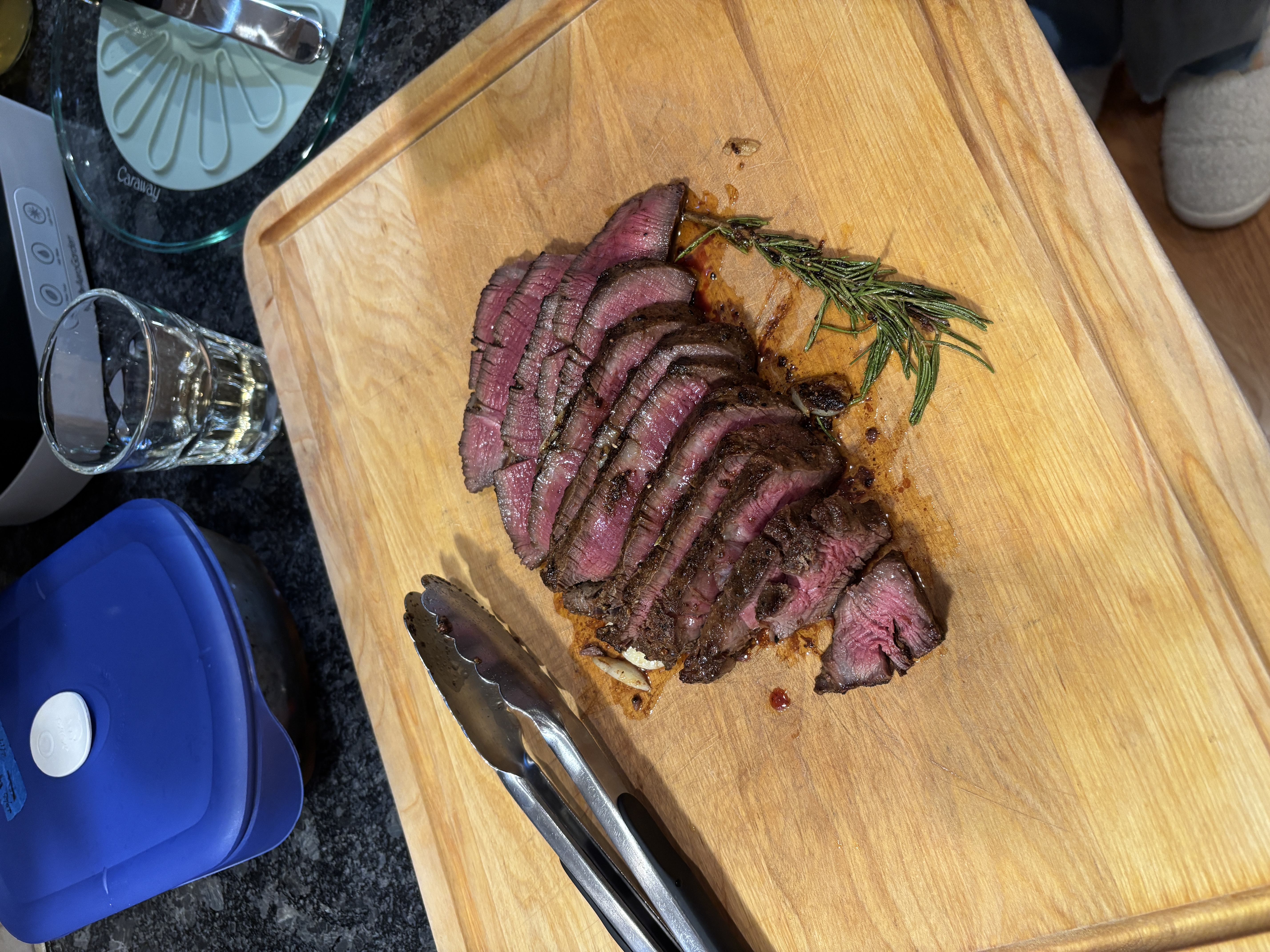 cast iron ribeye sear