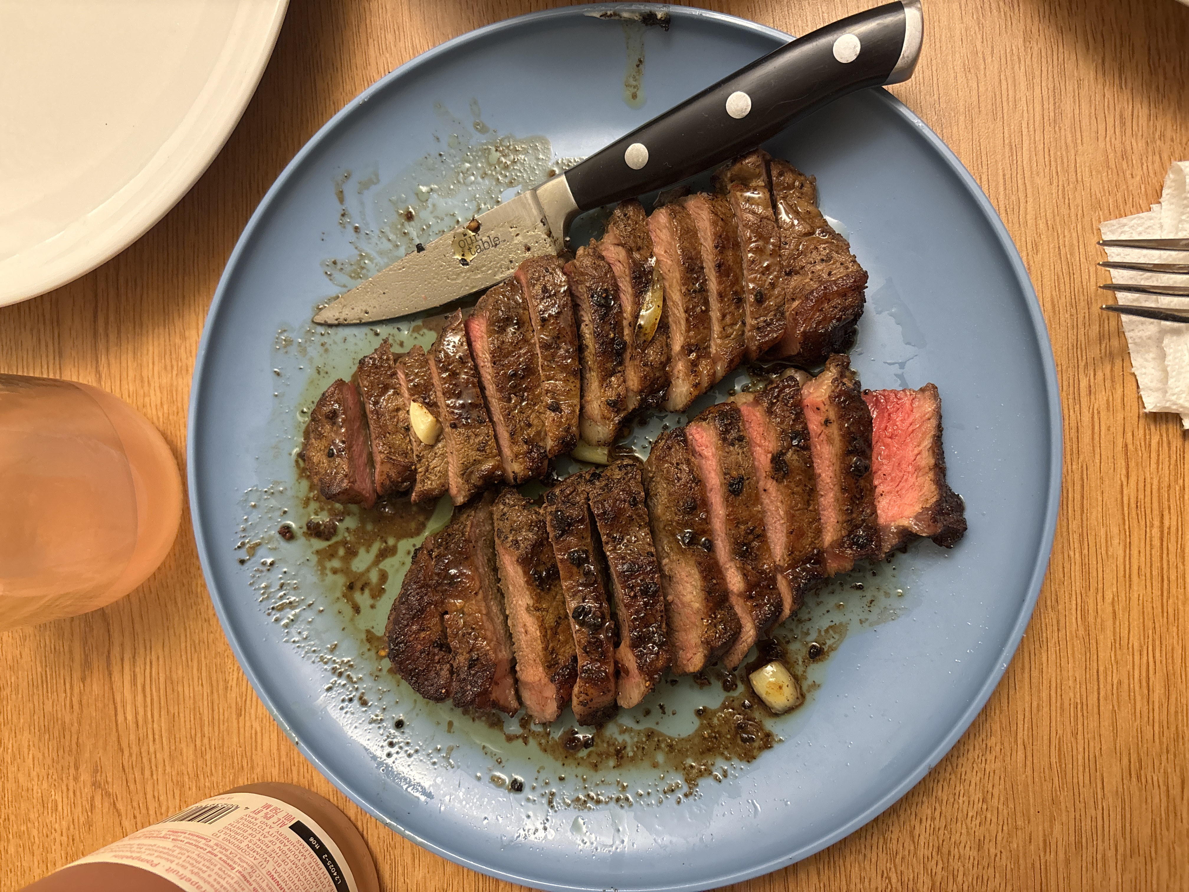 perfect medium-rare steak