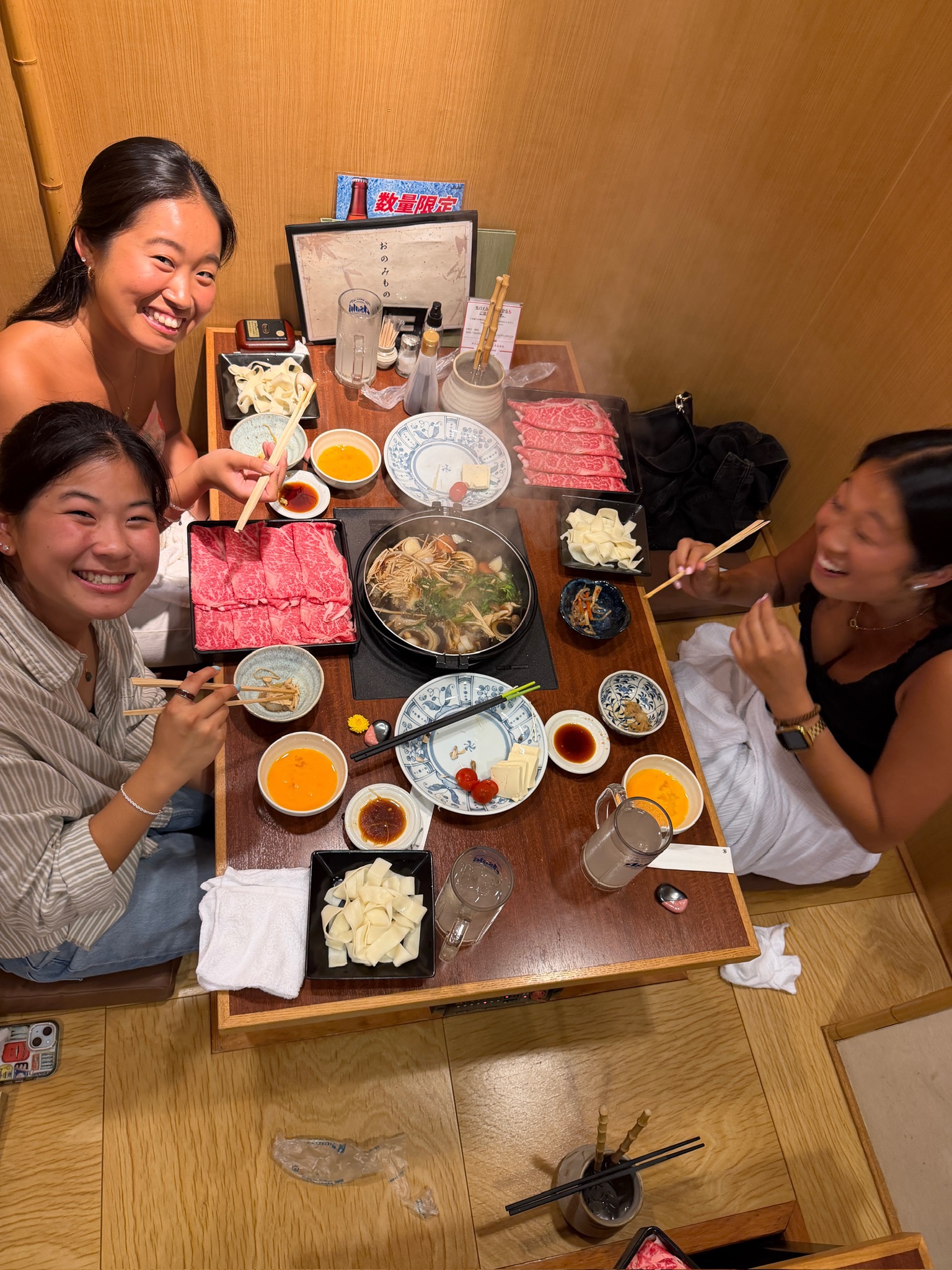traditional wagyu sukiyaki