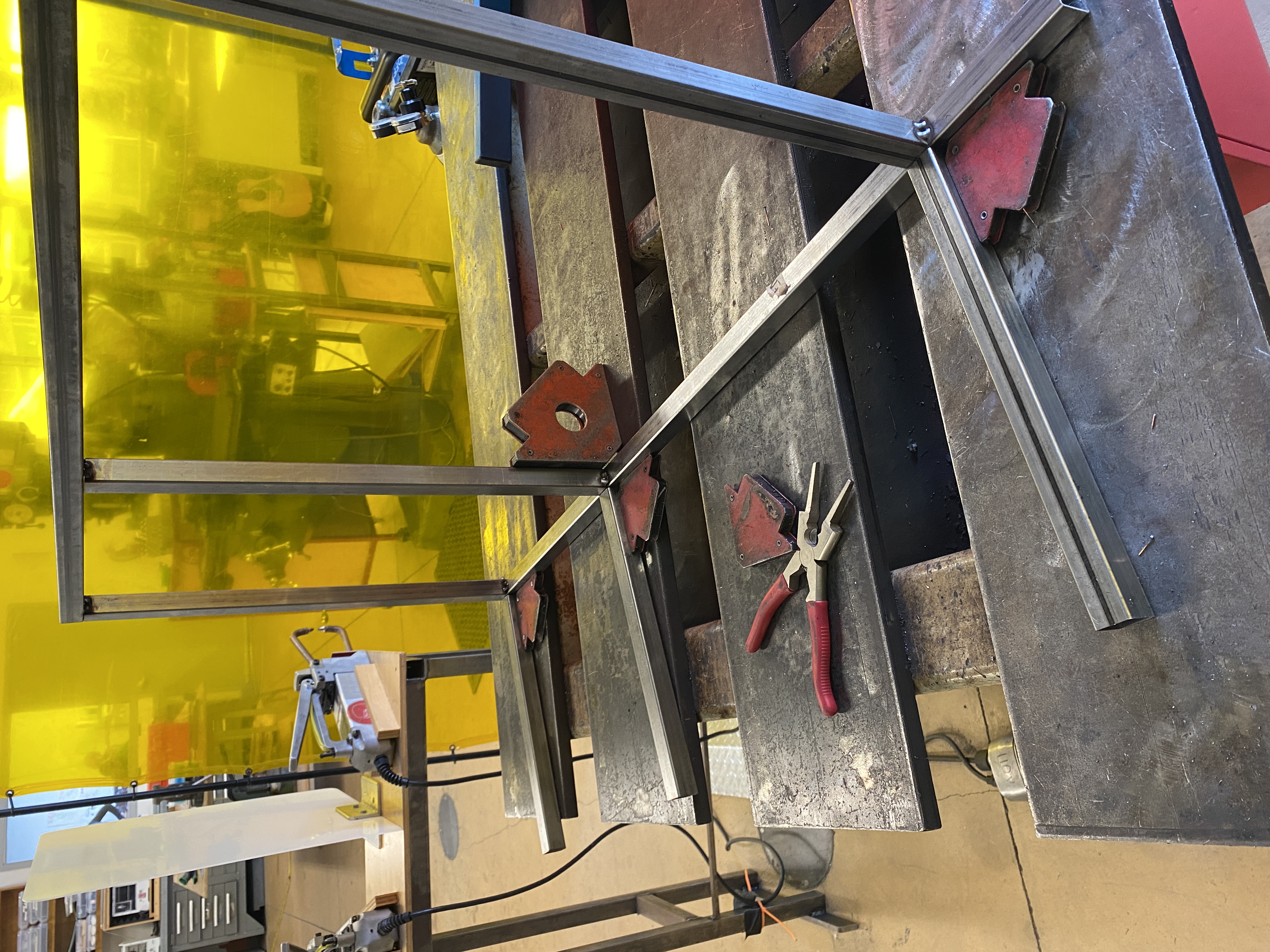 kitchen cart welding frame